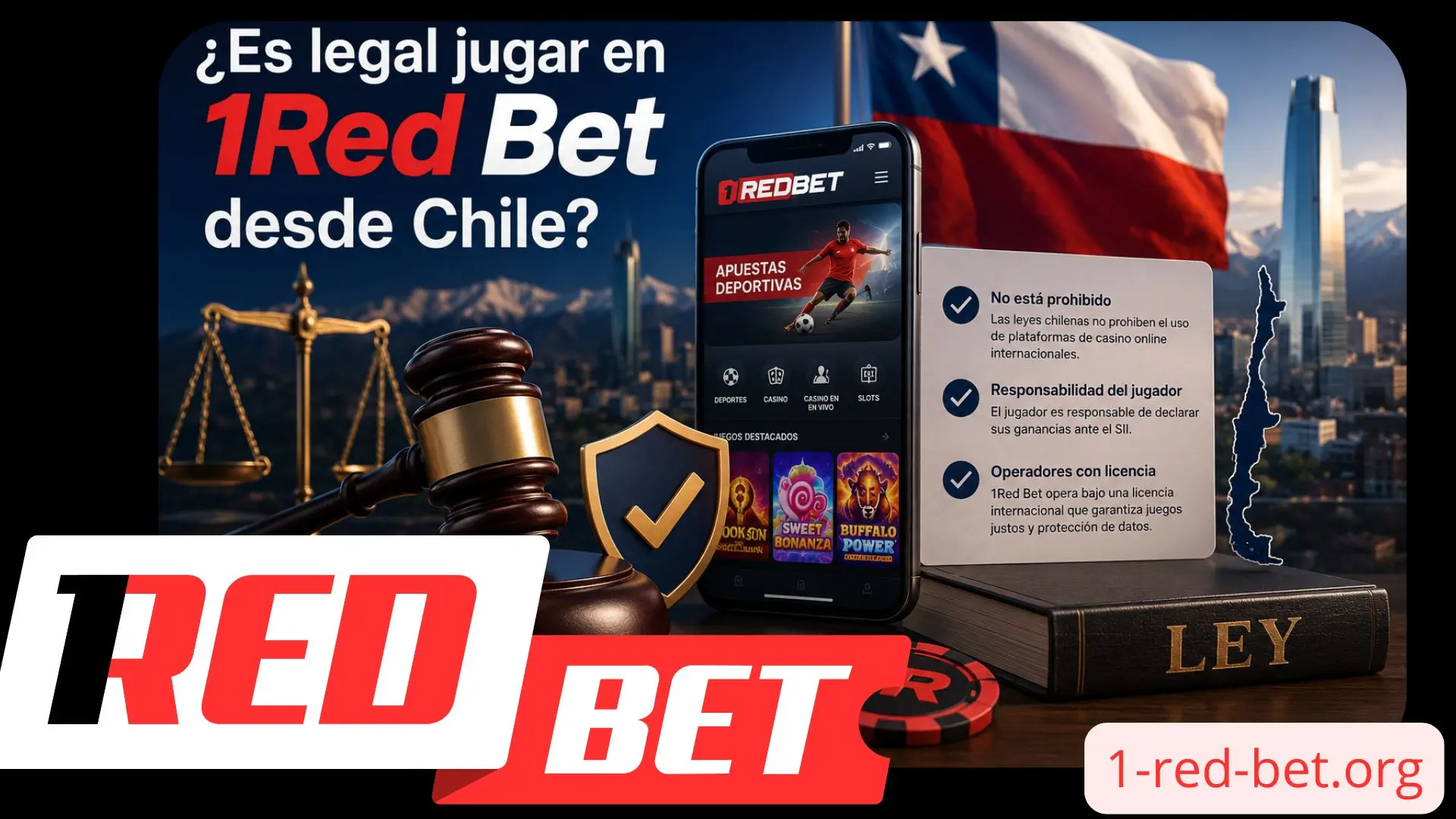 Legalidad de 1RedBet en Chile