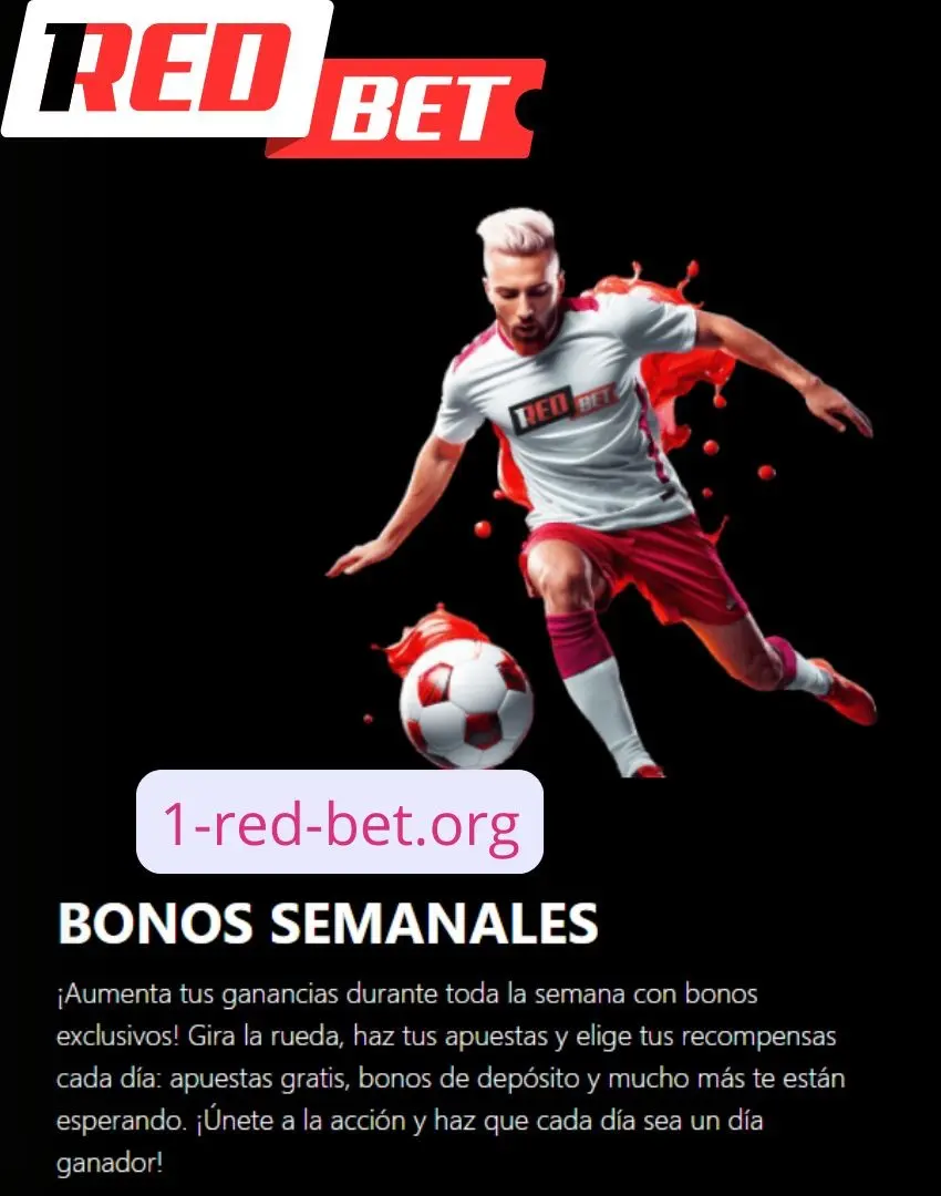 Bonos semanales y promociones deportivas de 1RedBet
